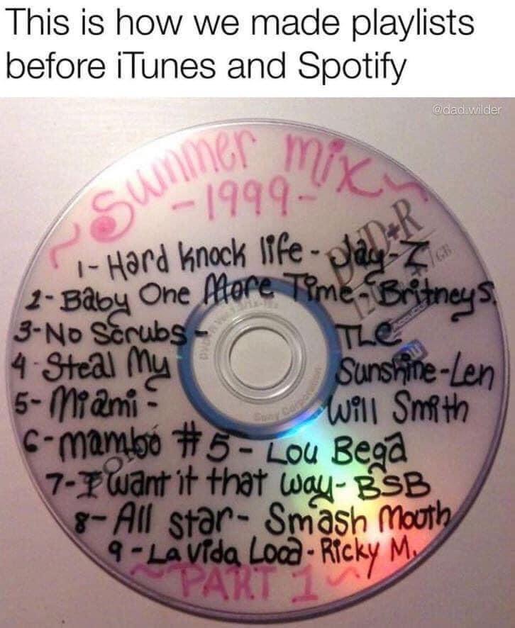 This is how we made playlists before iTunes and Spotify