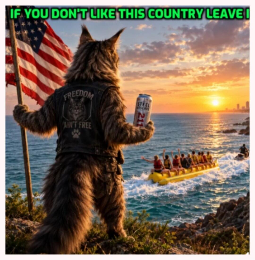 IF YOU DON'T LIKE THIS COUNTRY LEAVE