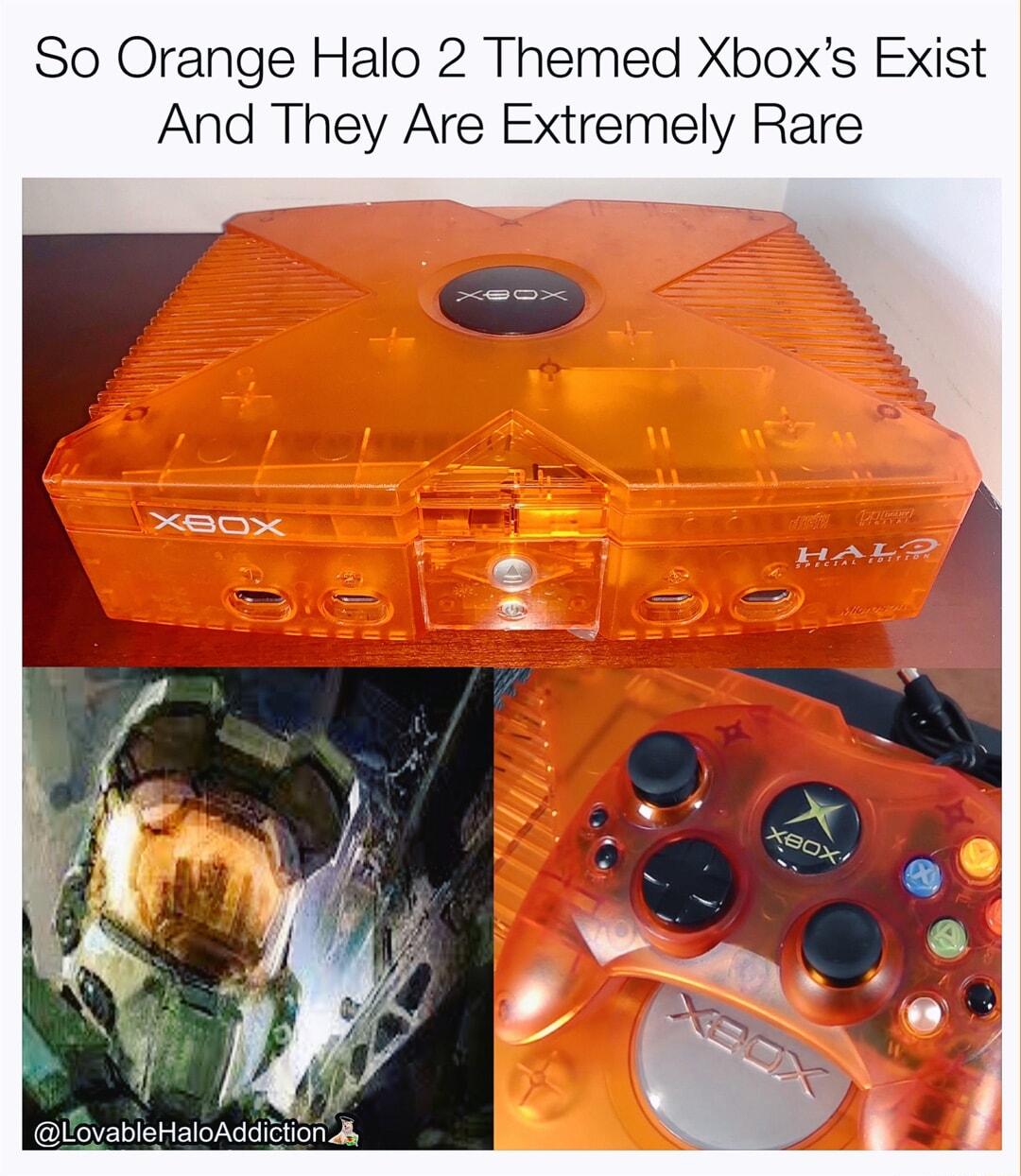 So Orange Halo 2 Themed Xboxs Exist And They Are Extremely Rare