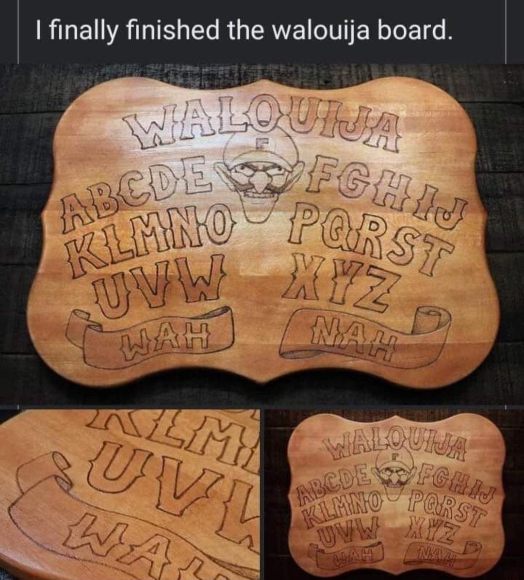 Amy Freeman 0ct292019 I finally finished the walouija board