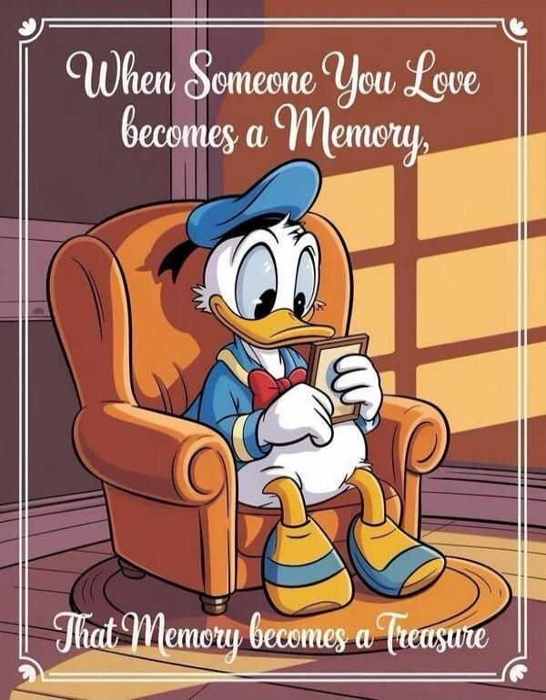 When Someone You Love becomes a Memory, That Memory becomes a Treasure