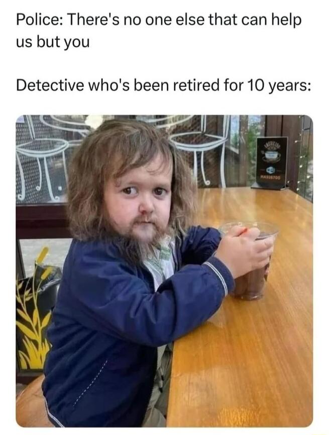 Police Theres no one else that can help us but you Detective whos been retired for 10 years