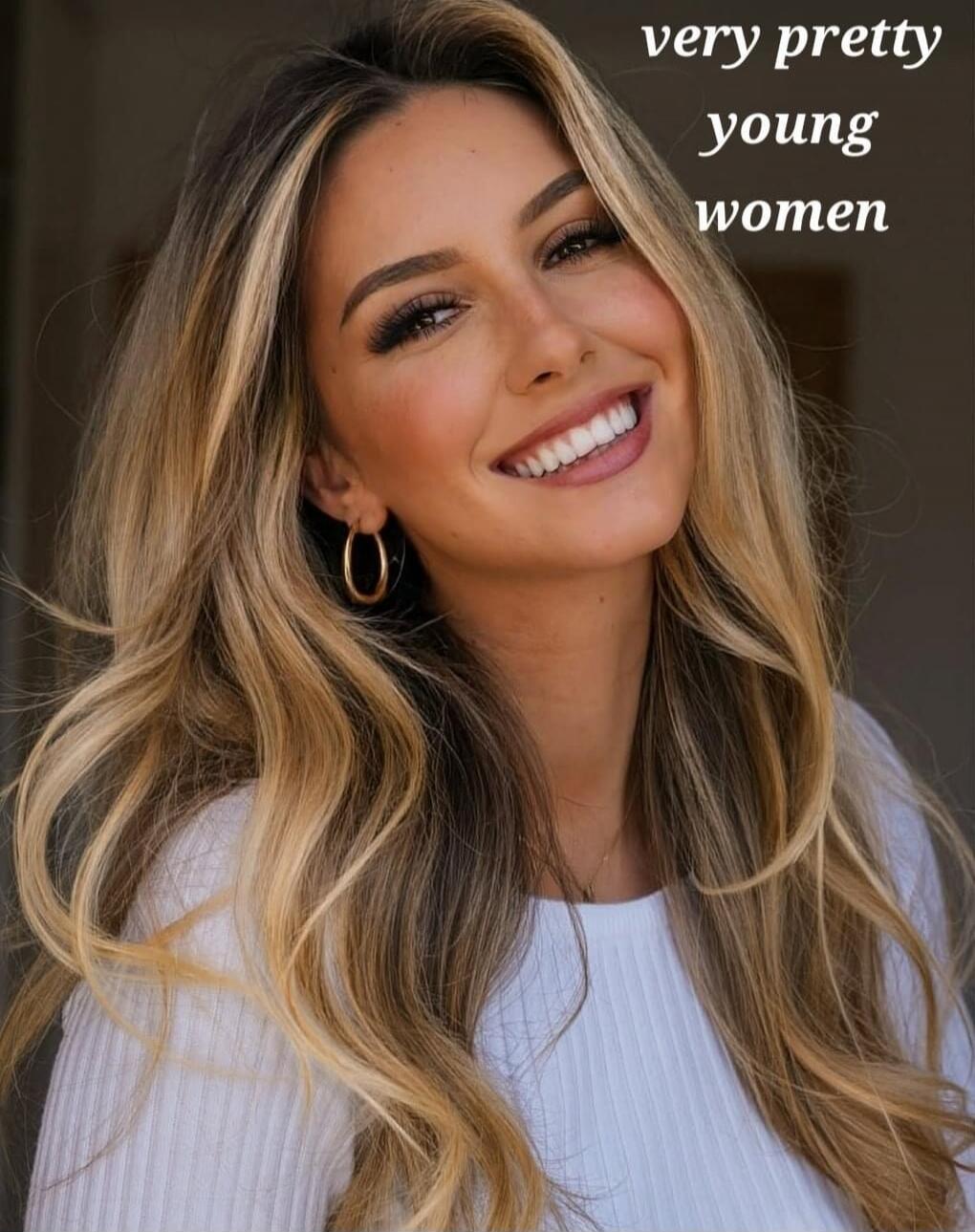 very pretty young women