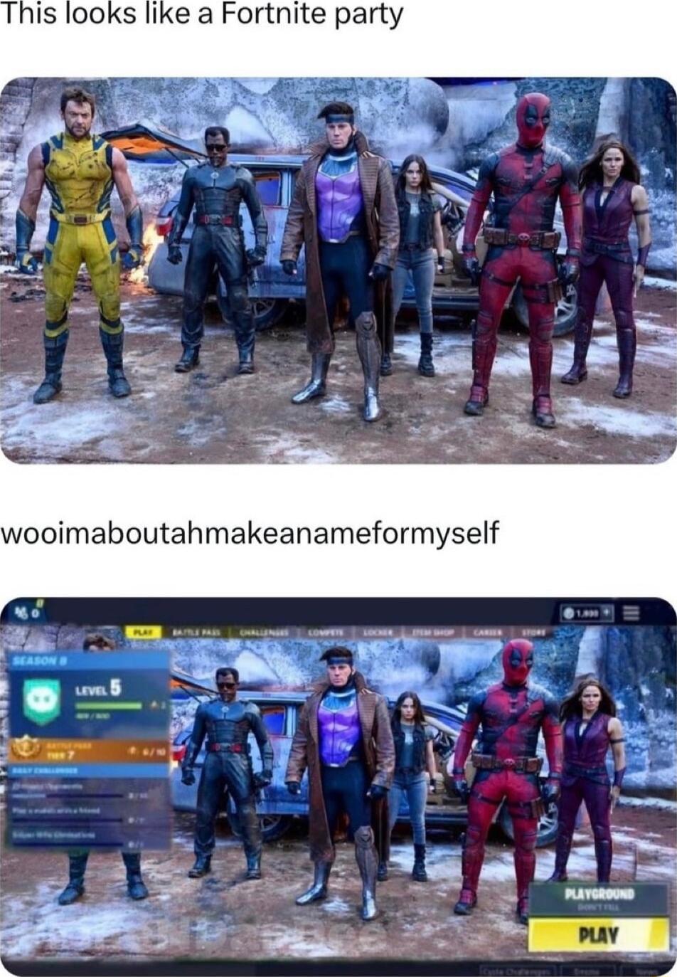 5 is looks like a Fortnite party L N