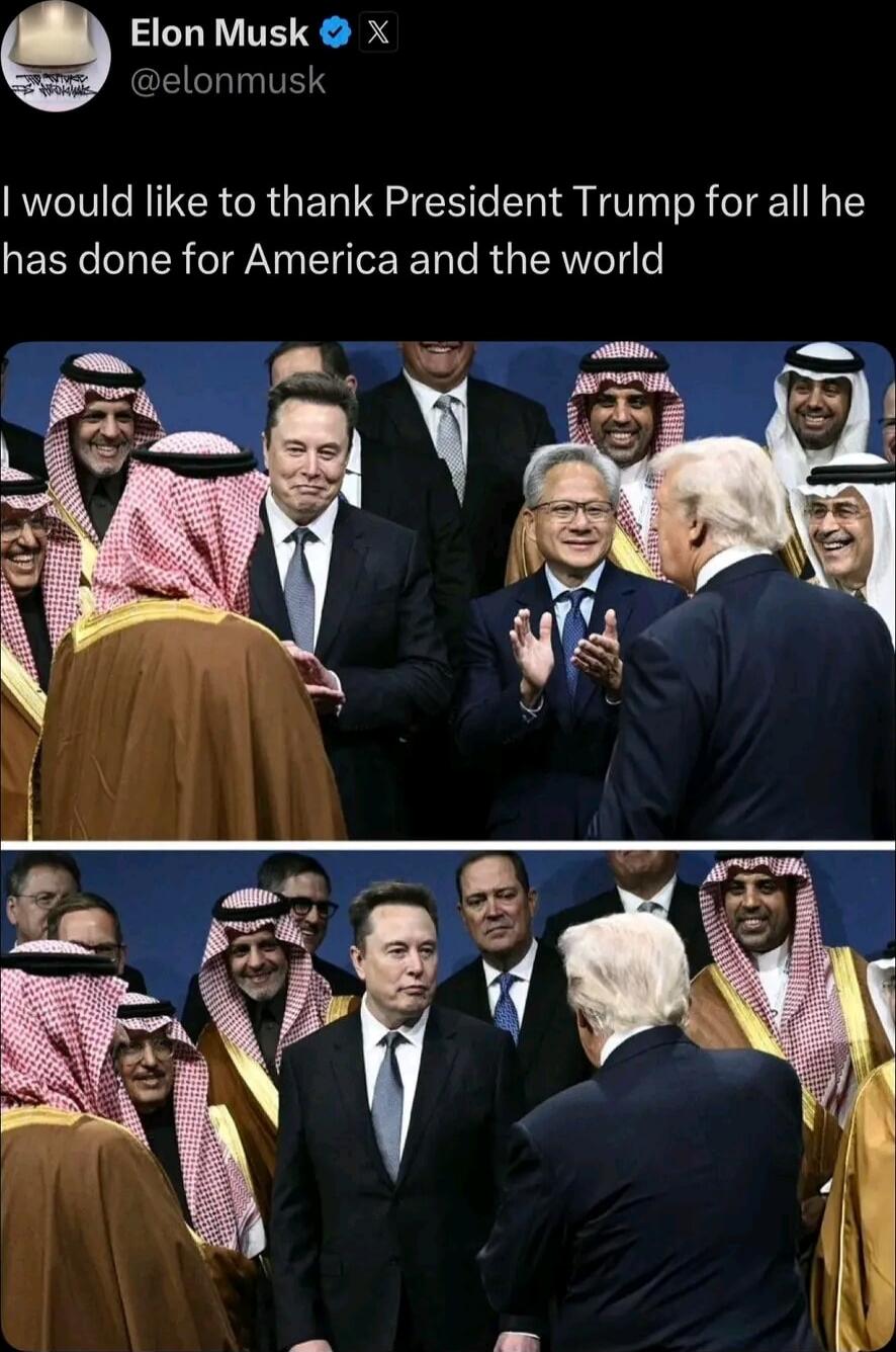 I would like to thank President Trump for all he has done for America and the world