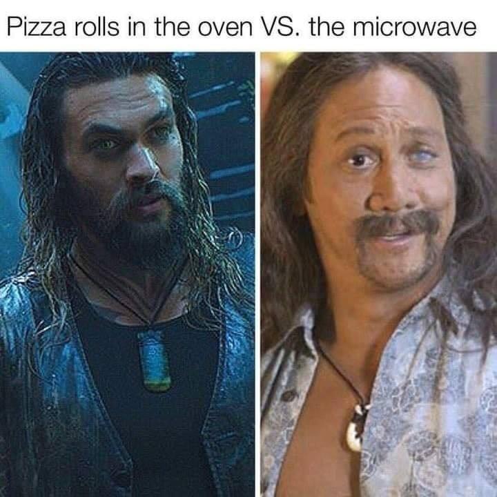 Pizza rolls in the oven VS the microwave