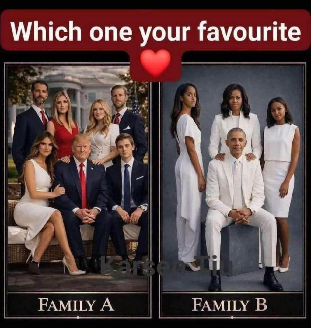 Which one your favourite Family A Family B