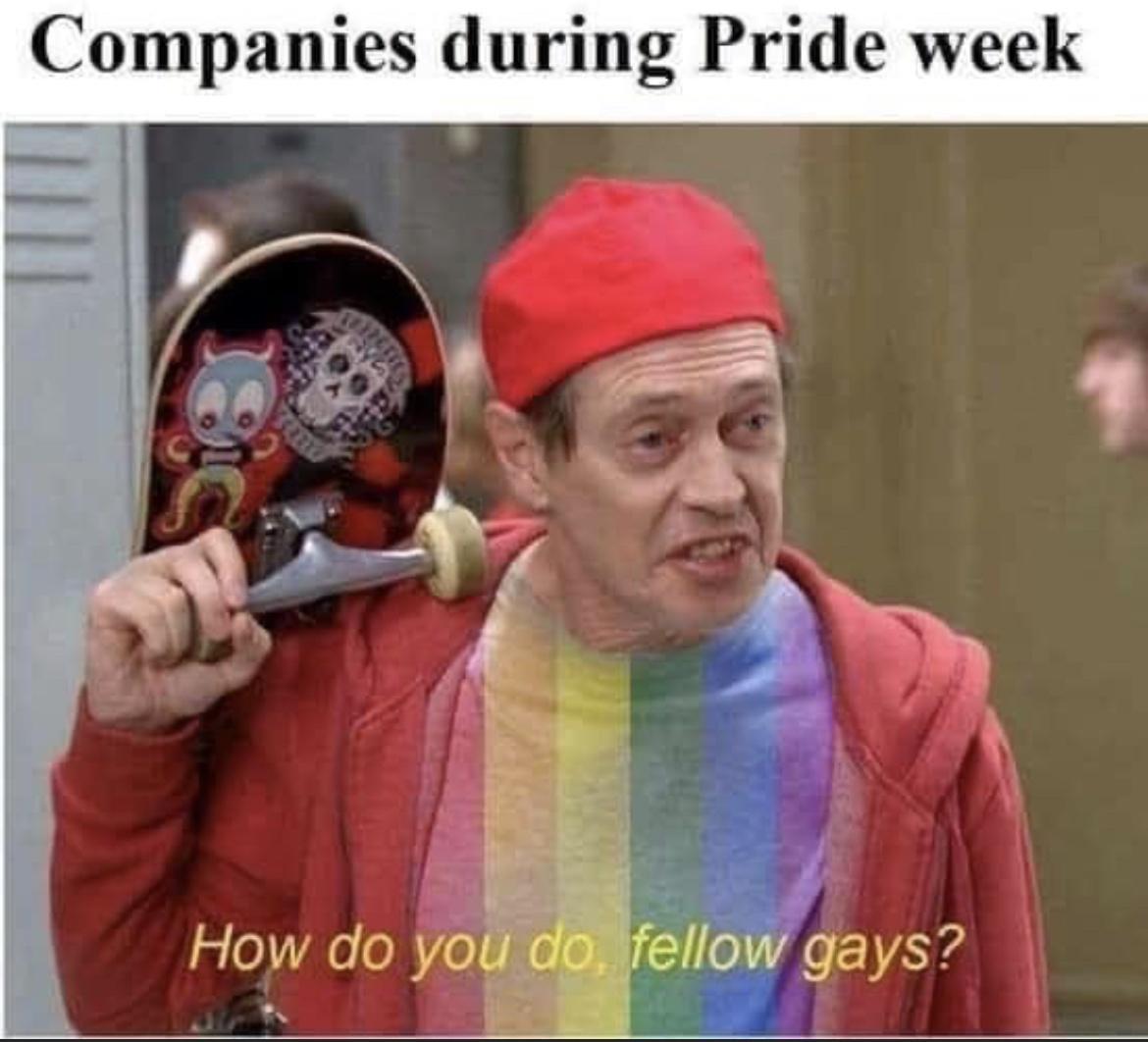 Companies during Pride week
