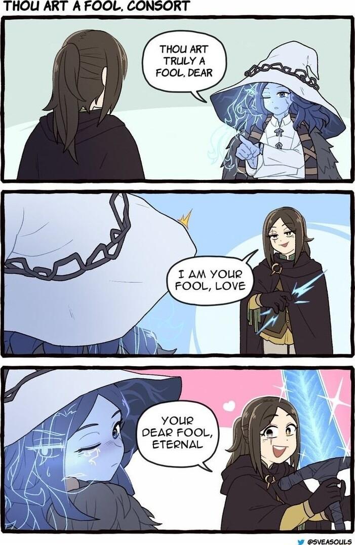 THOU ART A FOOL CONSORT 1 am voue YA FOOL LOVE youg DEAR FOOL ETERNAL