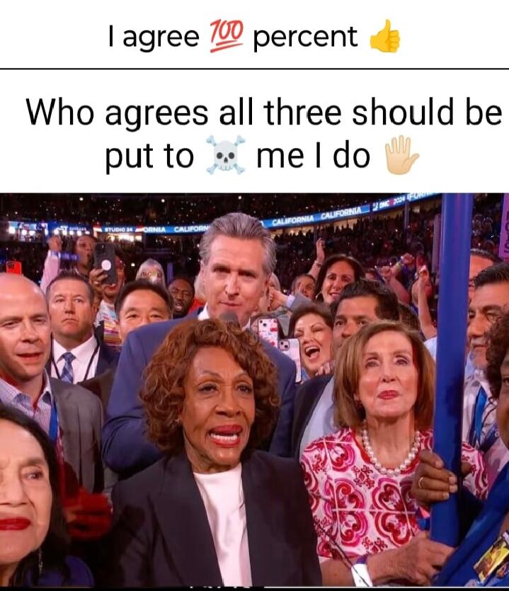 agree percent Who agrees all three should be putto meldo