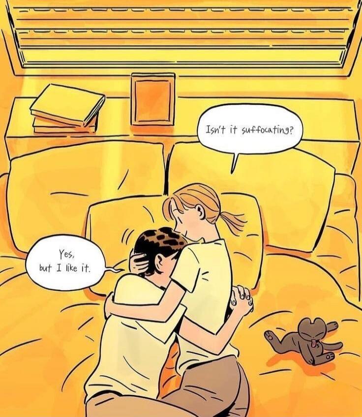 Isn't it suffocating? Yes, but I like it.