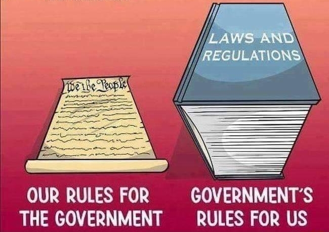 _ OUR RULES FOR GOVERNMENTS THE GOVERNMENT RULES FOR US