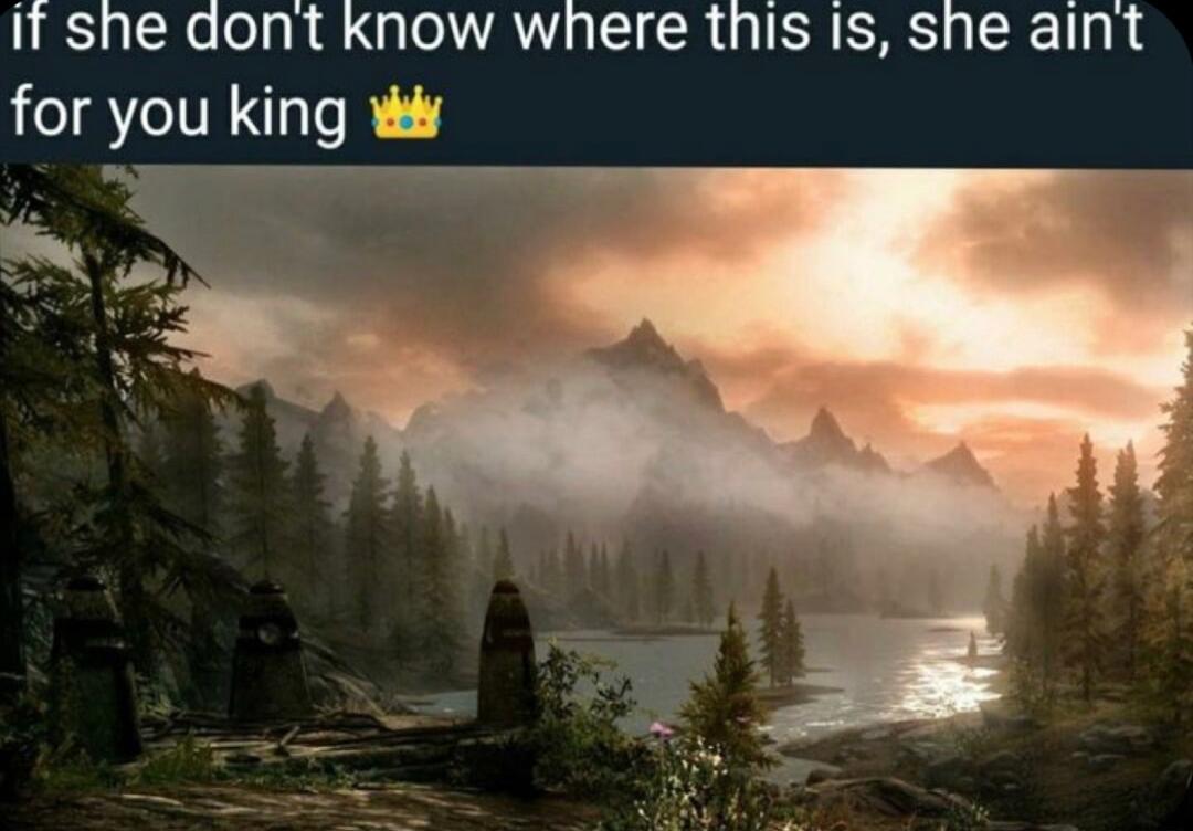 IT she dont Know where this Is she aint for you king