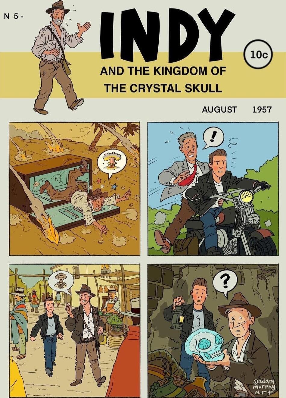 AINDY AND THE KINGDOM OF THE CRYSTAL SKULL AUGUST 1957