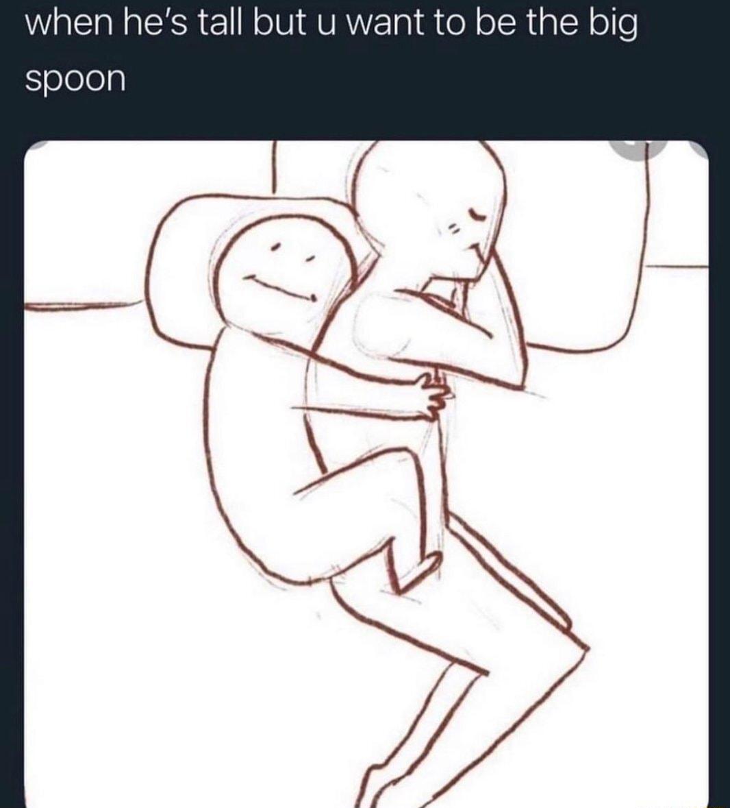 when hes tall but u want to be the big Belelely