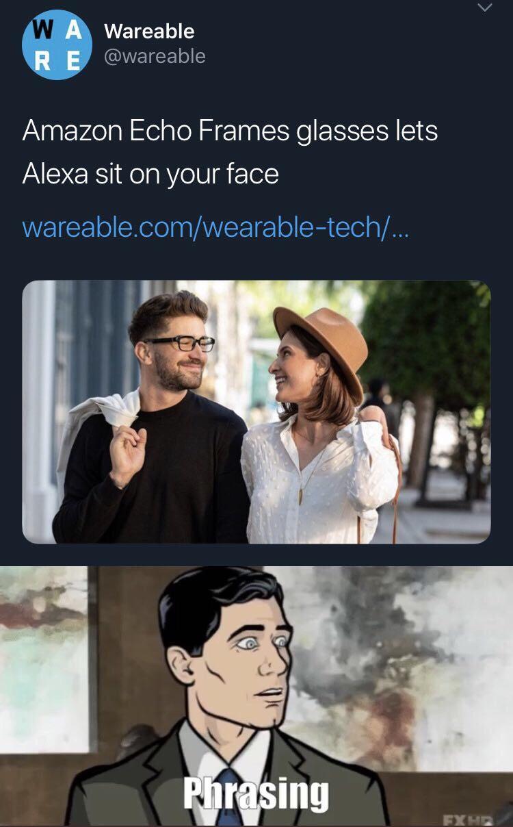 v VEICELI VEICE Amazon Echo Frames glasses lets Alexa sit on your face wareablecomwearable tech L