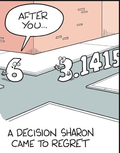 A DECISION SHARON CAME To REGRET i Pars D by Andrews Mehleel Got asigned printtmCartoongmaiLcom Offthemarkcom