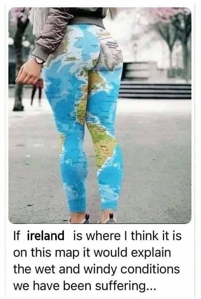 If ireland is where think it is on this map it would explain the wet and windy conditions we have been suffering