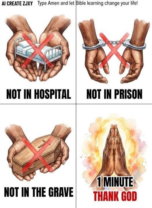 AI CREATE ZJXY Type Amen and let Bible learning change your life! Not in hospital, not in prison, not in the grave. 1 minute, thank God.