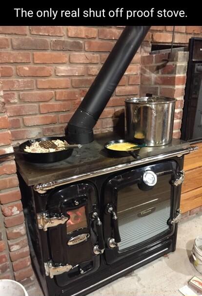 The only real shut off proof stove