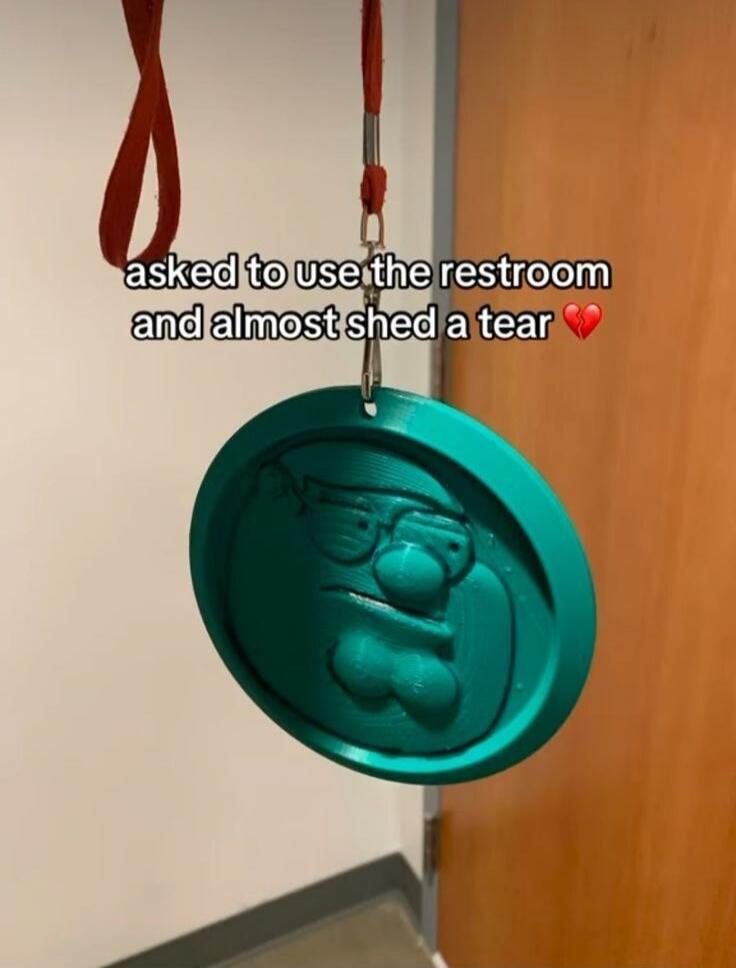 asked to use the restroom and almost shed a tear ❤️