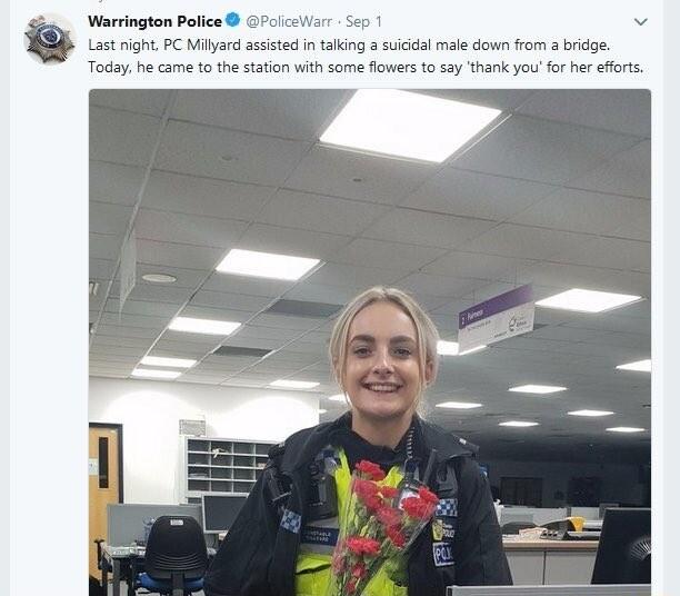 Warrington Police ET ot o o e 8 o Y o e s