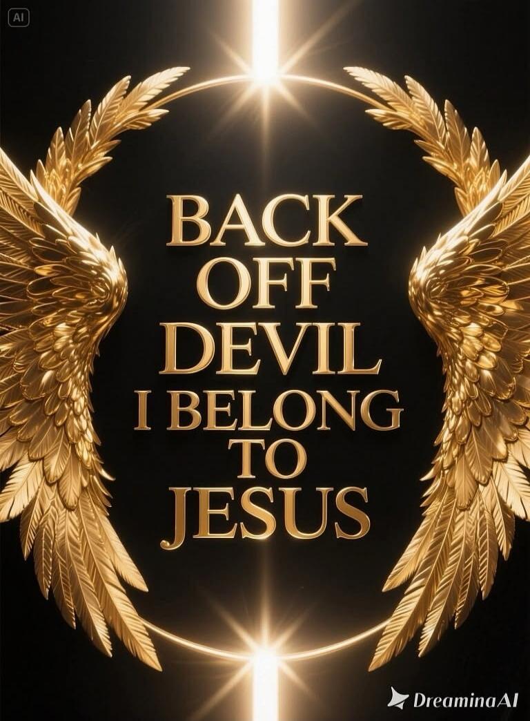 BACK OFF DEVIL I BELONG TO JESUS