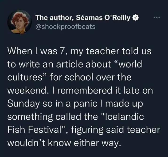 L 3 4 The author Samas OReilly ig shockproofbeats T W RS A A F Tel g T o e MIVES LRI CYTa Yool 1 oTo Ui A o 4 e cultures for school over the WETGTa e N CToalTaalofTTo Midl Y Kog SIVale EVAeRTaR Wor Talel NagF Yo NU o elnaYdallal NexTo R d o M oT1 ETale o Fish Festival figuring said teacher o101 o ol l o VAT s TNV VA