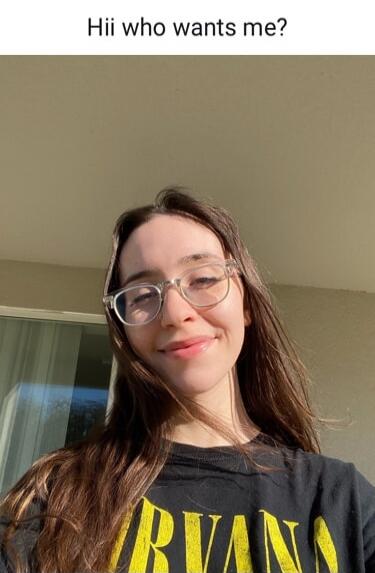 Hii who wants me?