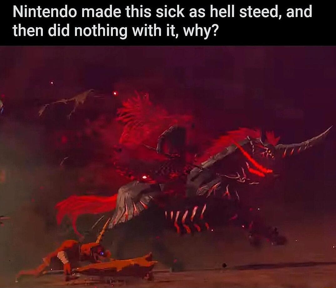 Nintendo made this sick as hell steed and then did nothing with it why