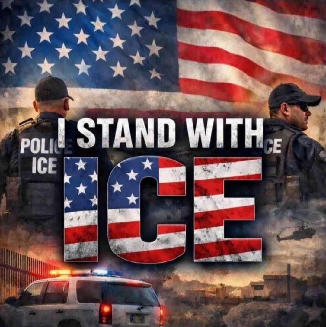 I STAND WITH ICE. POLICE ICE.
