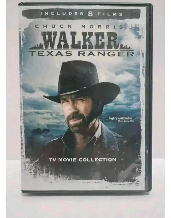 INCLUDES 8 FILMS CHUCK NORRIS WALKER TEXAS RANGER ...highly watchable... TV MOVIE COLLECTION