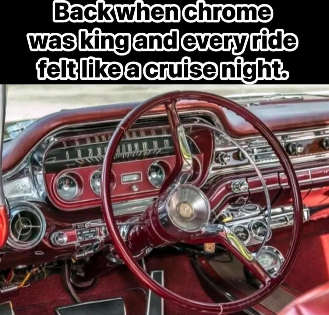 Back when chrome was king and every ride felt like a cruise night.