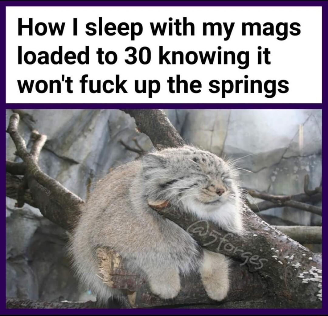 How I sleep with my mags loaded to 30 knowing it