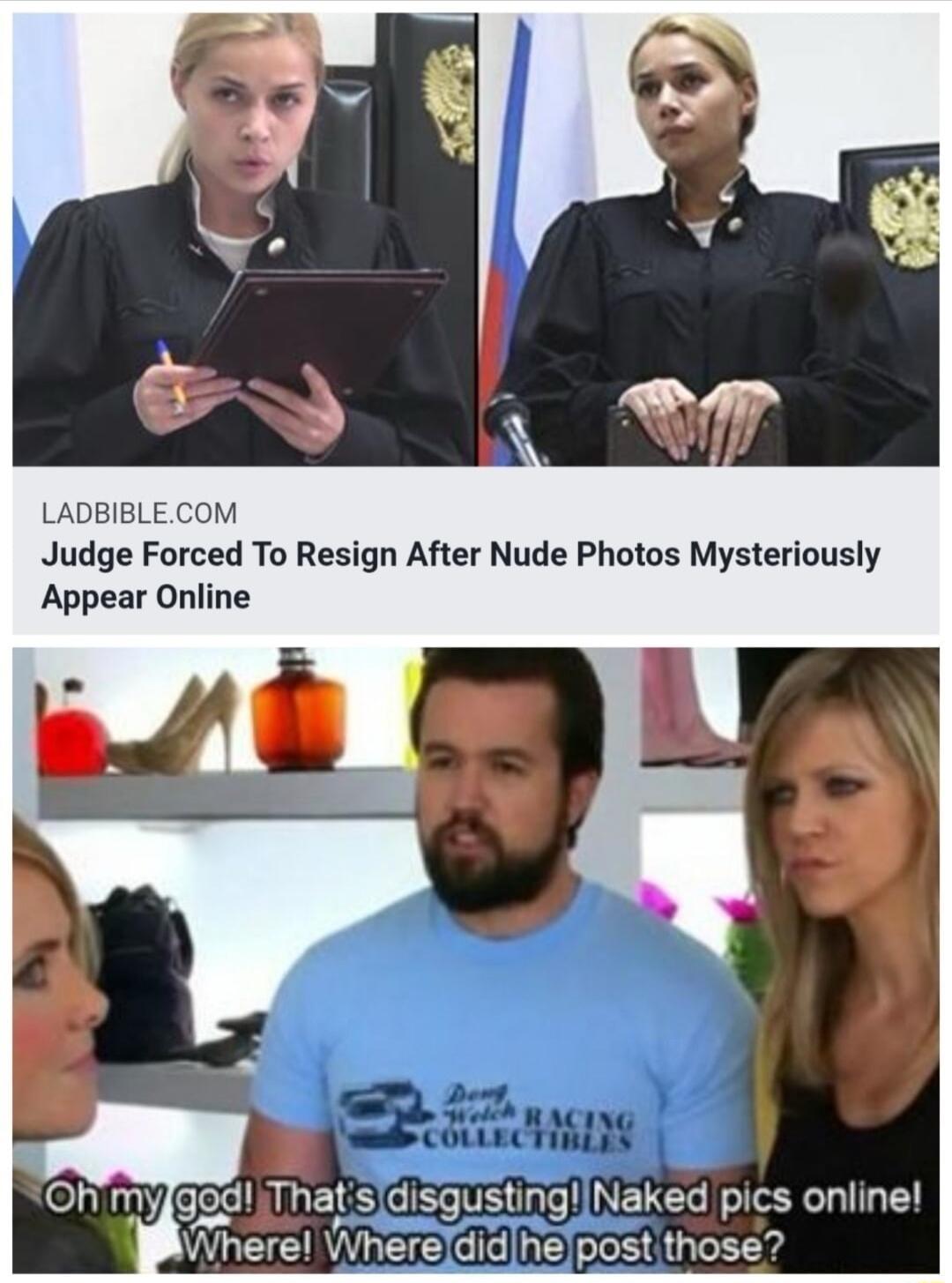 LADBIBLECOM Judge Forced To Resign After Nude Photos Mysteriously Appear Online dl j_nal sldisgustingINaked pics online Vhere WWhereldidhe postithose