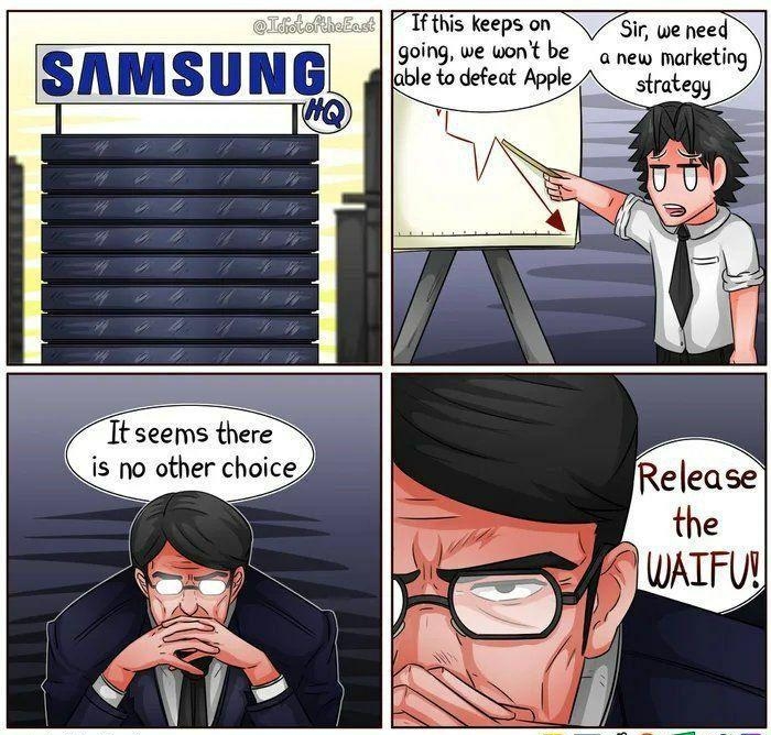 Tfthis keeps on Sir we need going we wont be neyy marketing able to defeat Apple A strategy 7 Tt seems there Y other Choy