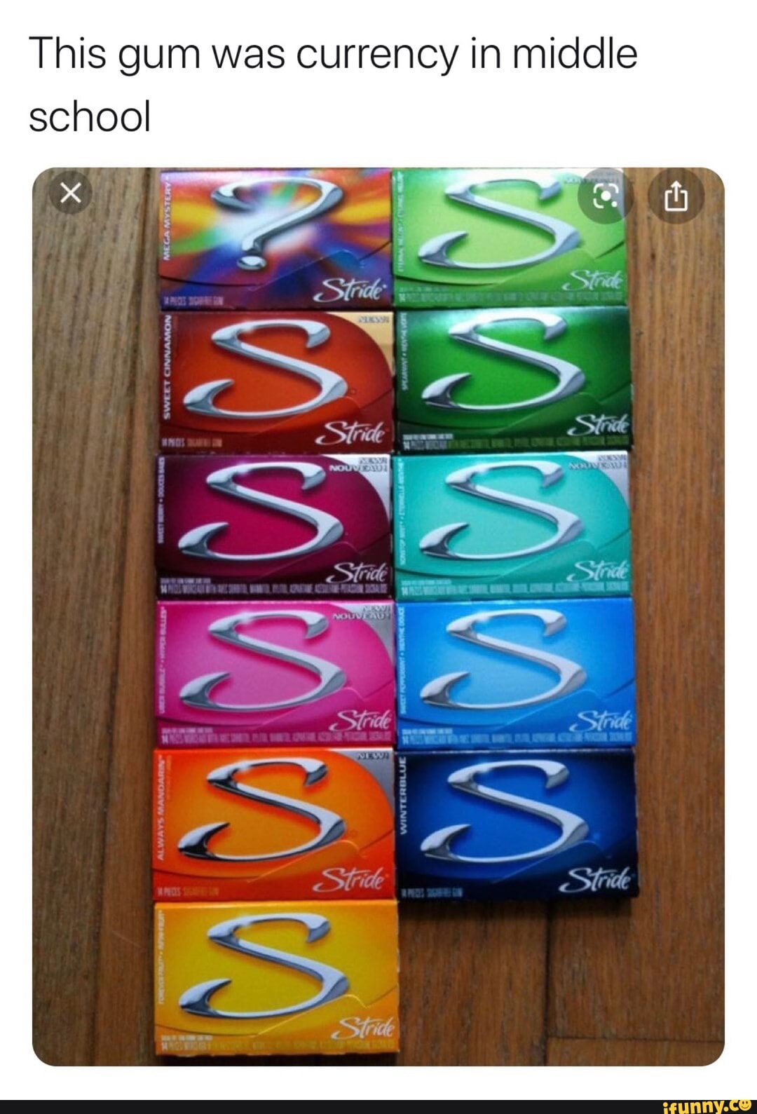 This gum was currency in middle school