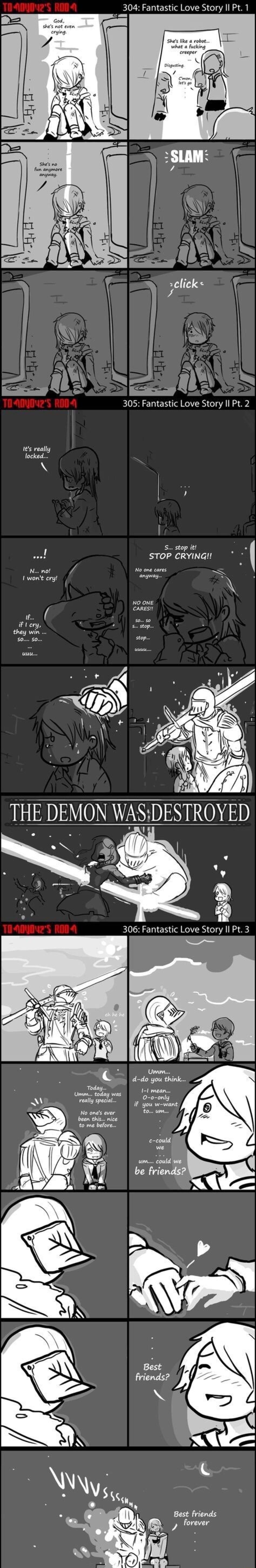 304 Fantastic Love Story Il Pt 1 305 Fantastic Love Story Il Pt 2 stop it 8 el STOP CRYING v iy e s s YN WASEDETROYED