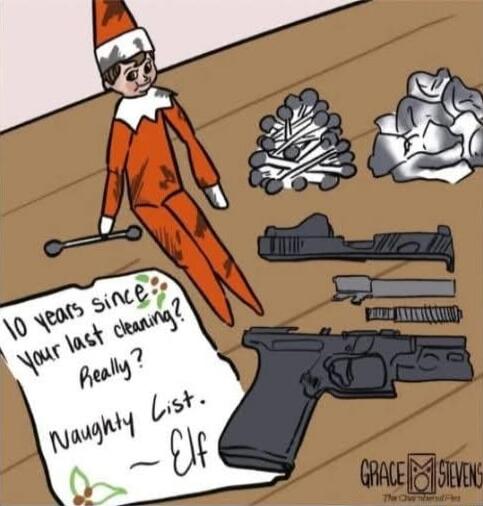 10 years since your last cleaning? Really? Naughty List. - Elf