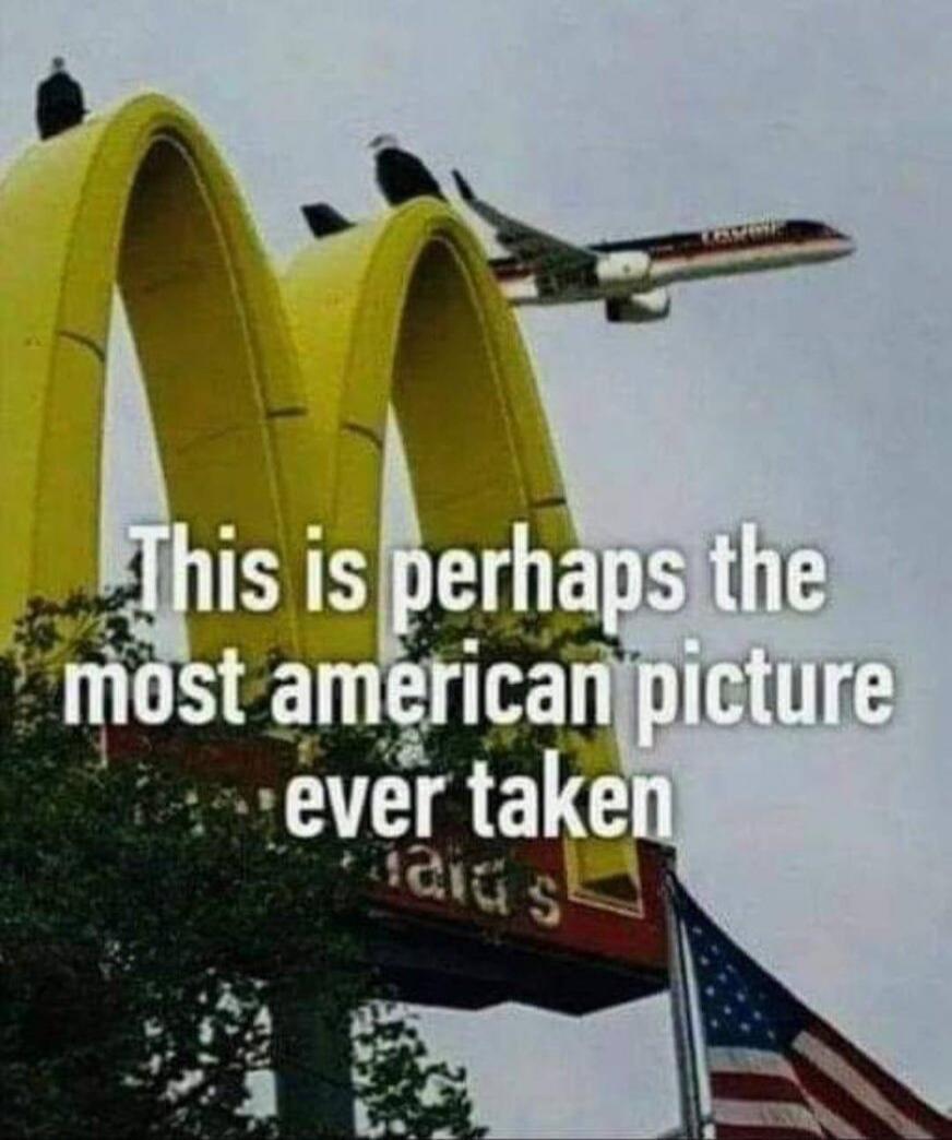 This is perhaps the most american picture ever taken
