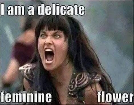 I am a delicate feminine flower