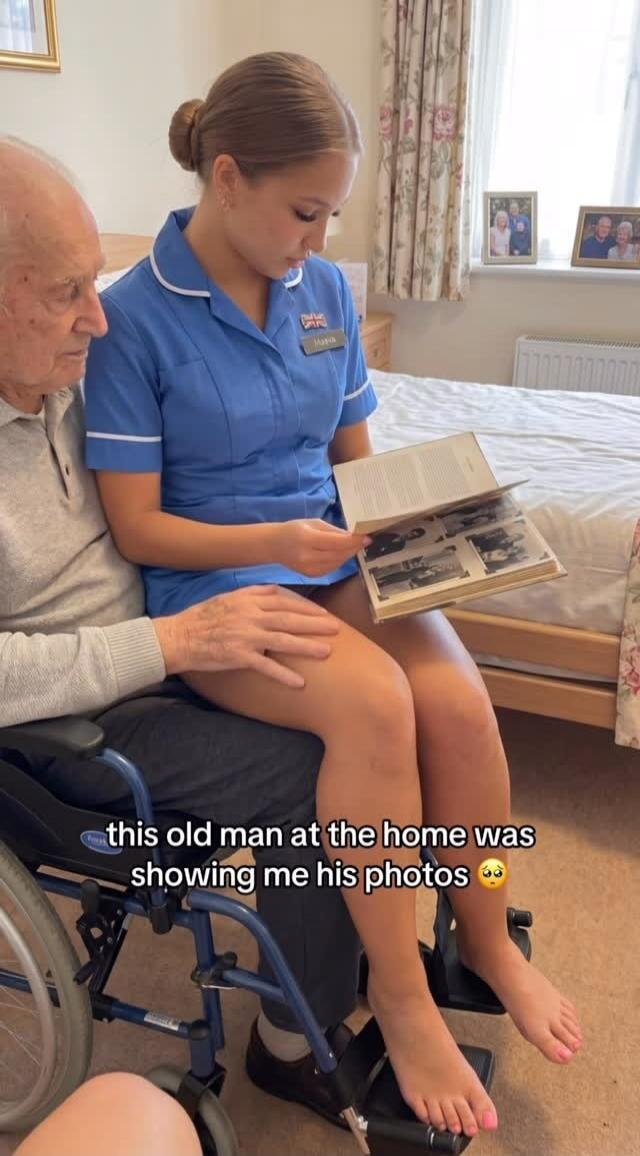 this old man at the home was showing me his photos
