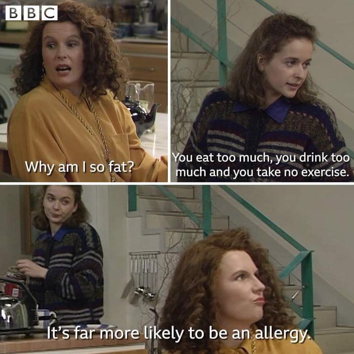 44 MYou eat too huchwlnkf uch and you take no exercise