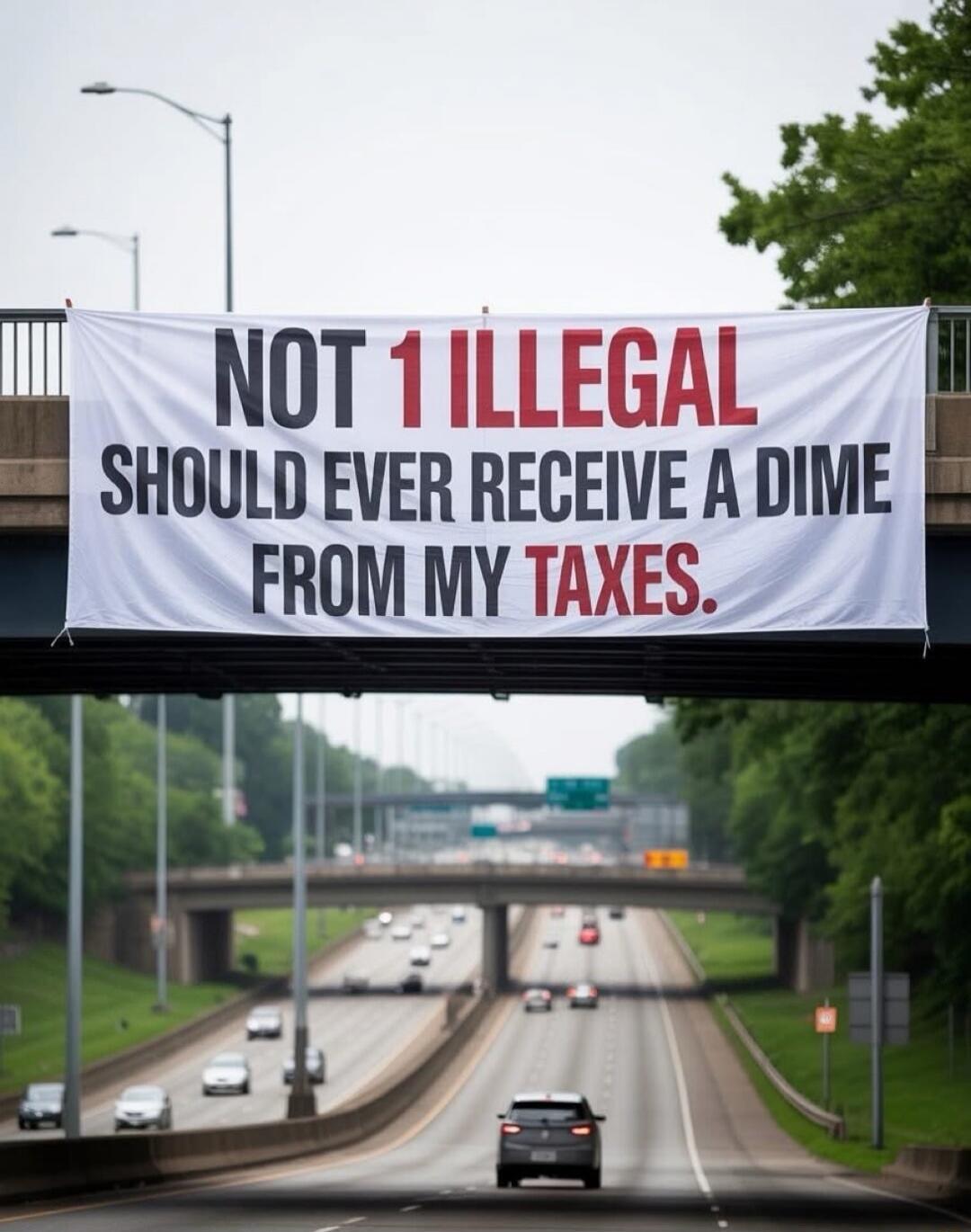 NOT 1 ILLEGAL SHOULD EVER RECEIVE A DIME FROM MY TAXES.
