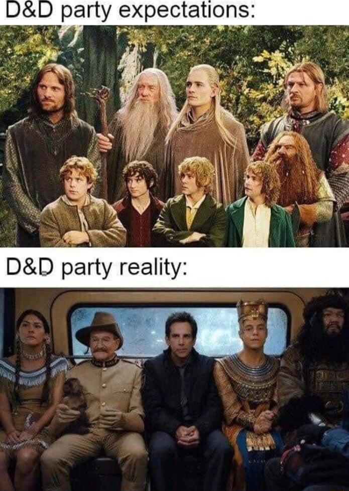 DD party expectations