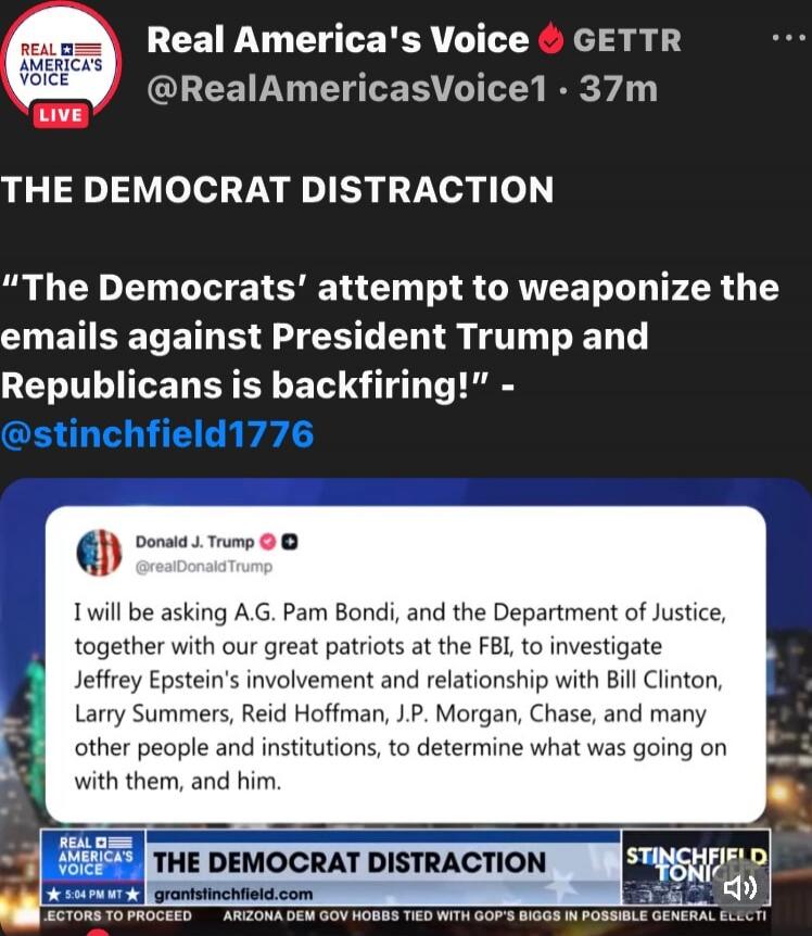 THE DEMOCRAT DISTRACTION
