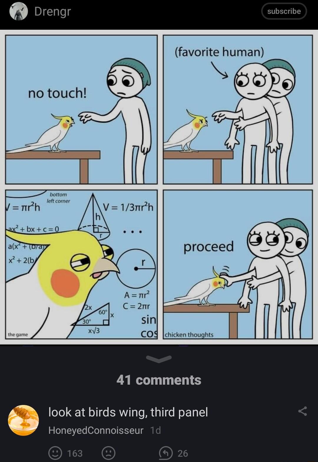 favorite human 41 comments look at birds wing third panel edConnol