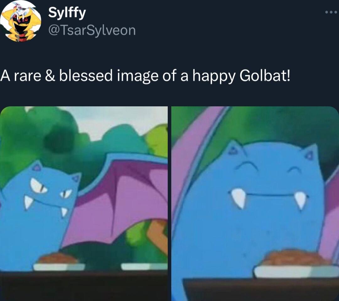 Bu TsarSylveon Arare blessed image of a happy Golbat