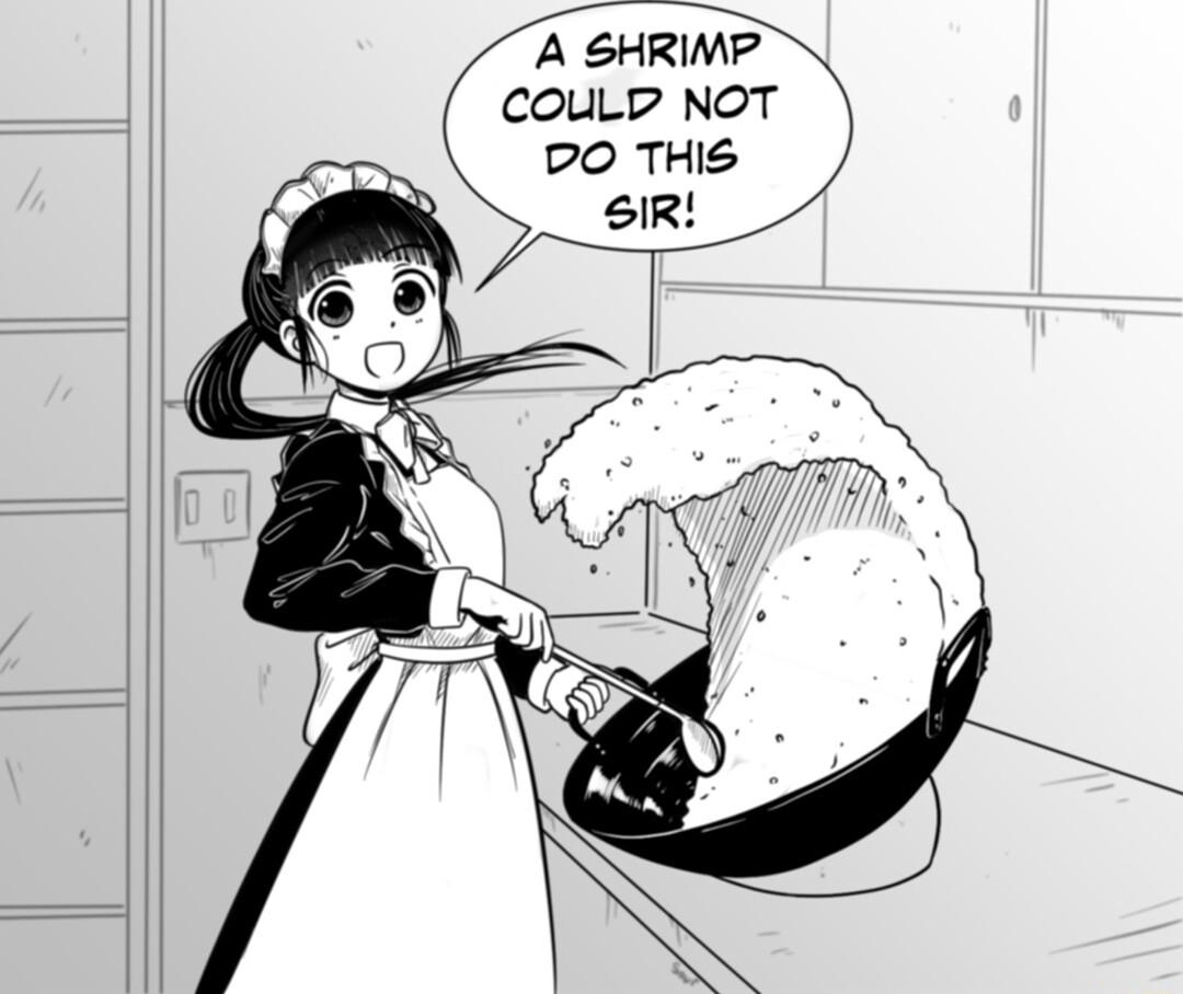 A SHRIMP couLp NoT DO THIS SIR