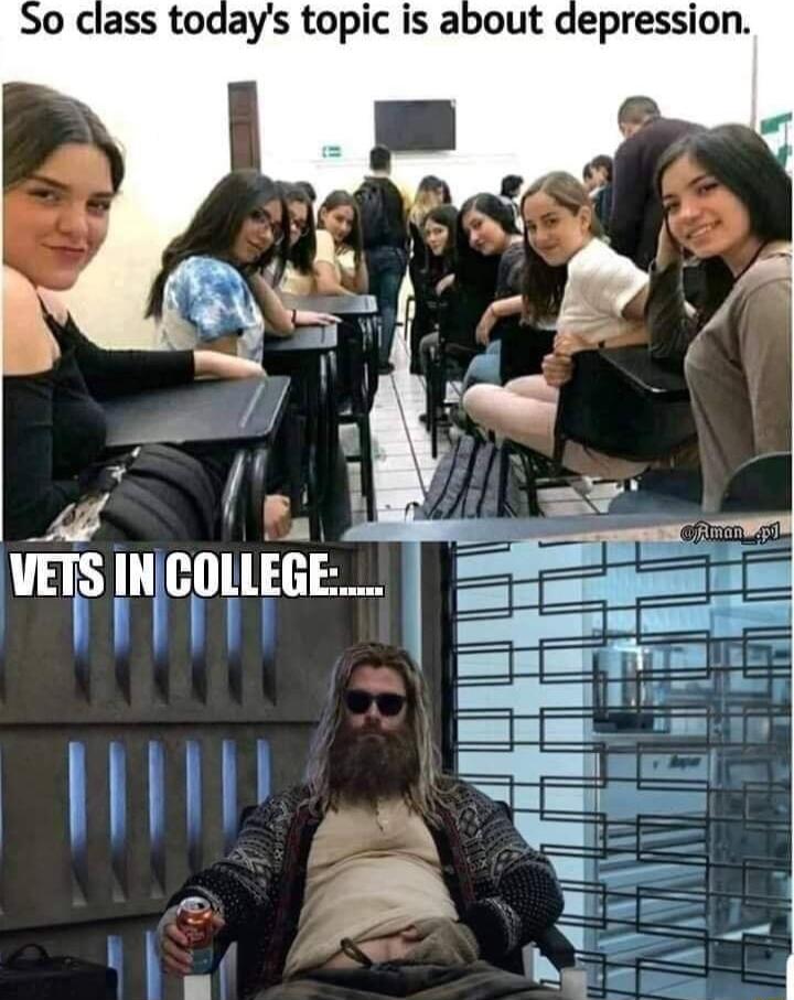 0 class todays topic is about depression VETS IIIGIEEE_ 1